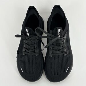 Muuv Wide Toe Lace Up Flow Sneakers Mens 10 EU 40 JL3 Black